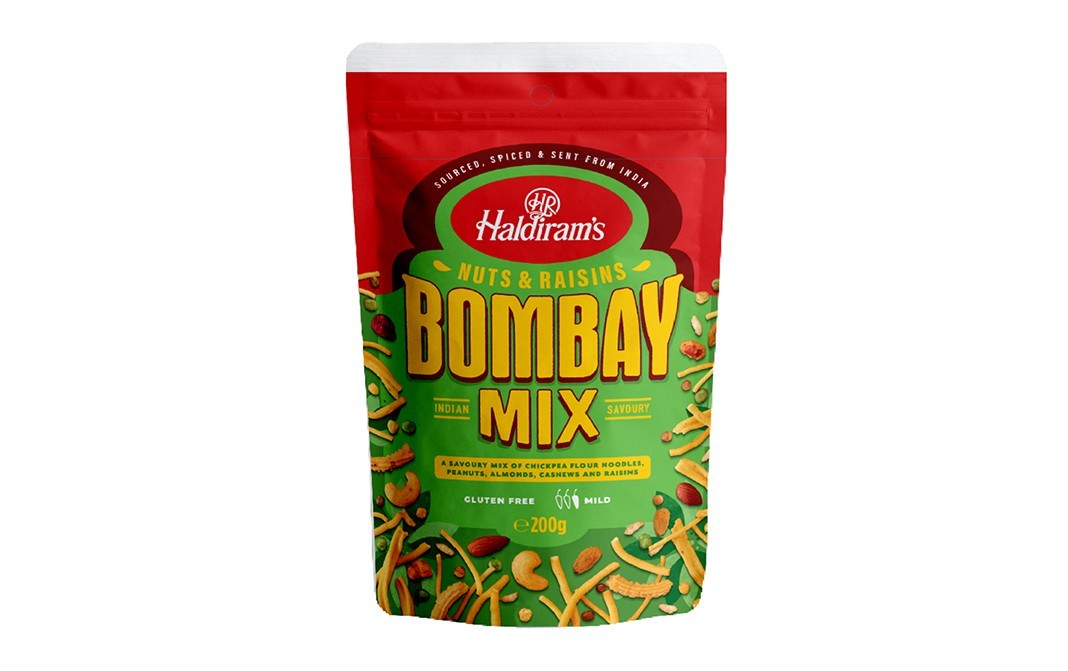 Haldiram's Nuts & Raisins Bombay Mix   Pack  200 grams